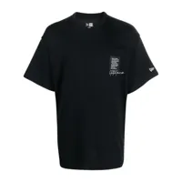 yohji yamamoto t-shirt en coton à patch logo - noir