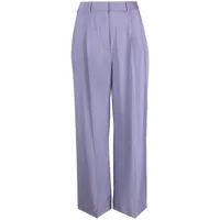 ba&sh pantalon de tailleur à coupe ample - violet