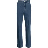 barena mid-rise straight-leg jeans - bleu