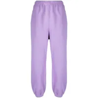 dsquared2 pantalon de jogging one life à logo imprimé - violet