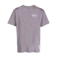 satisfy t-shirt core mothtech en coton biologique - violet