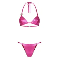dolce & gabbana bikini à logo - rose