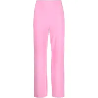 norma kamali pantalon crayon à taille haute - rose