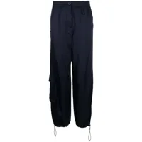 dorothee schumacher pantalon ample à poches cargo - bleu