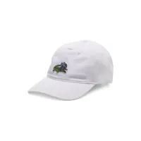 lacoste casquette à patch logo - blanc