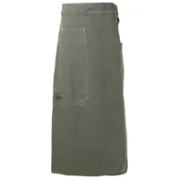 osklen jupe portefeuille à coupe évasée - vert