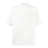 the row chemise patrick à manches courtes - blanc