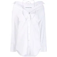 alexander wang chemise à design superposé - blanc