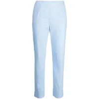 paule ka pantalon en coton à coupe droite - bleu