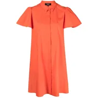 paule ka robe-chemise à manches évasées - orange