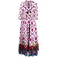samantha sung robe eden à fleurs - multicolore