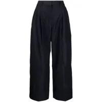 3.1 phillip lim pantalon de tailleur à détails de coutures - noir