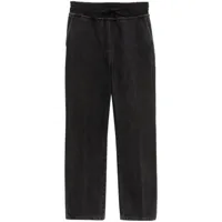 3.1 phillip lim pantalon droit à lien de resserrage - noir