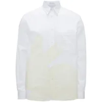 jw anderson chemise à imprimé graphique - blanc