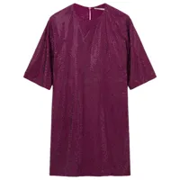 stella mccartney robe courte à ornements en cristal - violet