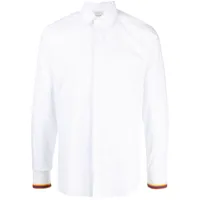 paul smith t-shirt à rayures multicolores - blanc