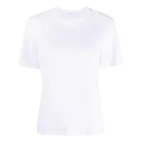 ferragamo t-shirt en coton à manches courtes - blanc
