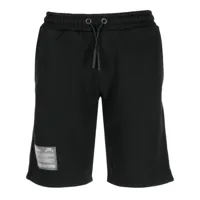 a-cold-wall* short de sport en coton à patch logo - noir