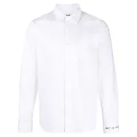 zadig&voltaire chemise sydney à broderies - blanc