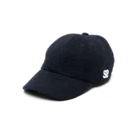 sandro casquette à logo brodé - bleu