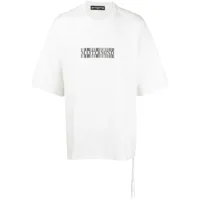 mastermind world t-shirt en coton à imprimé graphique - blanc