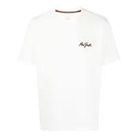 paul smith t-shirt en coton biologique à logo imprimé - blanc