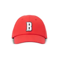 burberry kids casquette à patch logo - rouge
