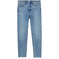 rag & bone jean skinny à effet usé - bleu