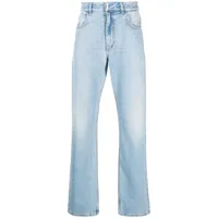 givenchy jean ample à taille mi-haute - bleu
