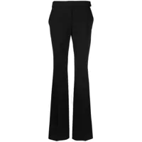 stella mccartney pantalon de tailleur slim à plis marqués - noir