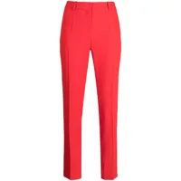 paule ka pantalon plissé à taille haute - rouge