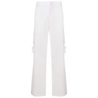 misci pantalon de costume gab à poches cargo - blanc