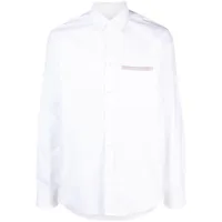 paul smith t-shirt en coton à rayures - blanc
