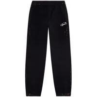 diesel pantalon de jogging p-marky-pock en coton - noir