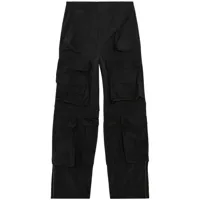 diesel pantalon p-staind à poches cargo - noir