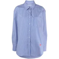 alexander wang chemise en coton à rayures - bleu