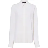 proenza schouler chemise texturée - blanc