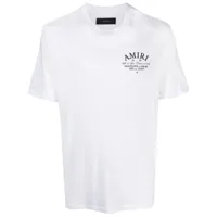 amiri t-shirt en coton à logo imprimé - blanc