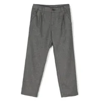 bonpoint pantalon de costume à design chiné - gris