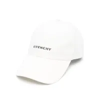 givenchy casquette à logo brodé - blanc