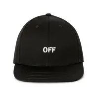 off-white casquette off stamp drill - noir