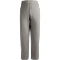 bally pantalon de jogging en coton à logo brodé - gris