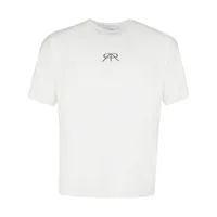 rta t-shirt en coton à logo imprimé - blanc