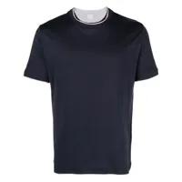 eleventy t-shirt en coton à col rond - bleu