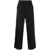 carhartt wip pantalon de jogging montana à patch logo - noir