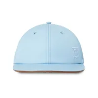 burberry casquette à motif monogrammé - bleu