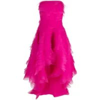 ana radu robe-corset à détails de nœuds - rose