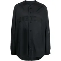givenchy chemise à logo embossé - noir