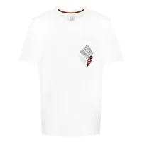 paul smith t-shirt en coton à imprimé graphique - blanc