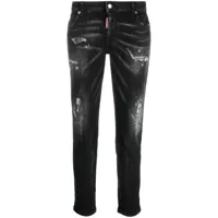 dsquared2 jean skinny cool girl à taille basse - noir
